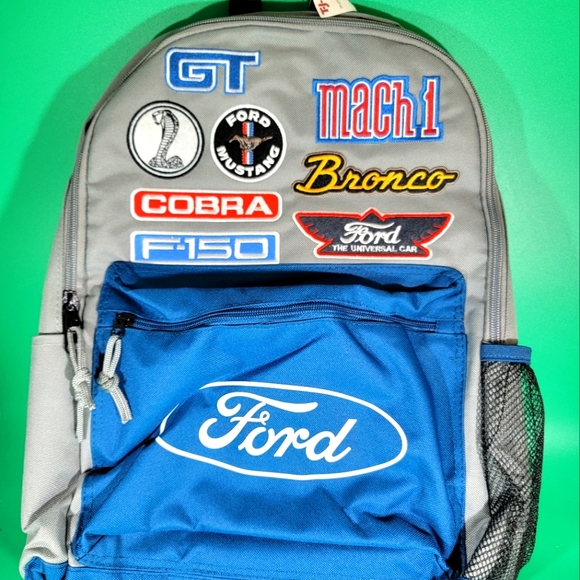 Ford Accessories Brand New Ford Backpack Gray Blue Cobra Mustang